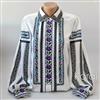 Блузка з вишивкою "Віолетта"